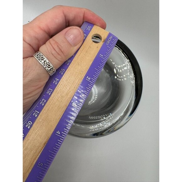 Mid Century Glass Ice Bucket Ombre Botanical Design - Dorothy Thorpe Style - Picture 5 of 10